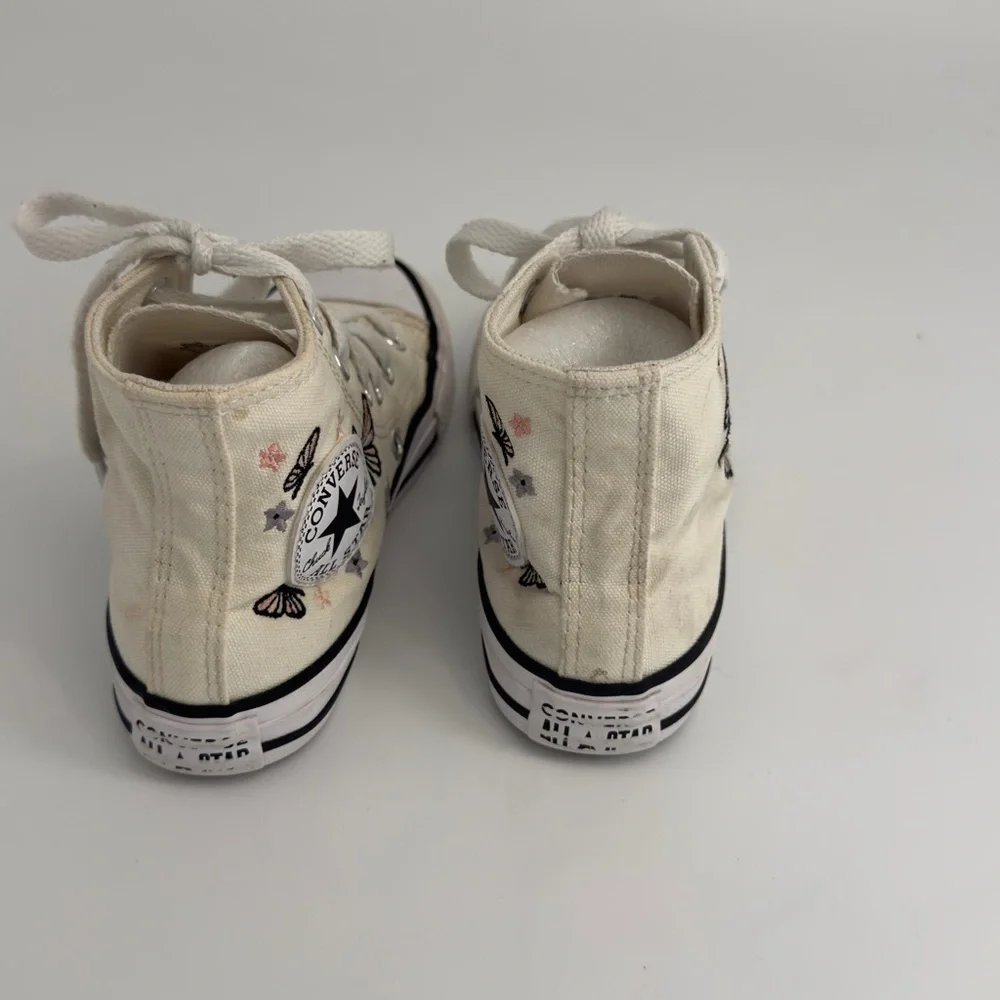 Converse Chuck Taylor All Star Butterflies Big Kid Girls' High Top shoes sz 12‎